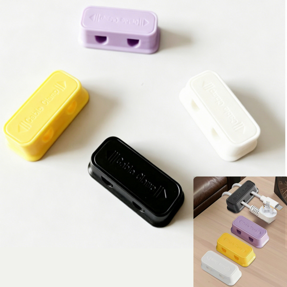 Cable Staple Clip - Magnetic cable clips Dual Cord Holder