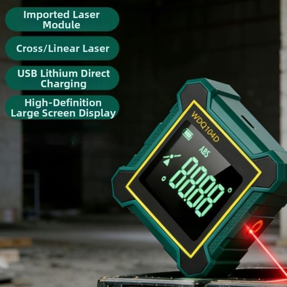 Level Laser Line - 4-Side Magnetic Digital Level Protractor Magnetic