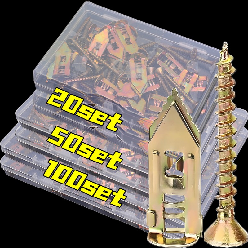 Drywall Anchor Screw - Self-Tapping Drywall Anchor Kit Expansion Screw