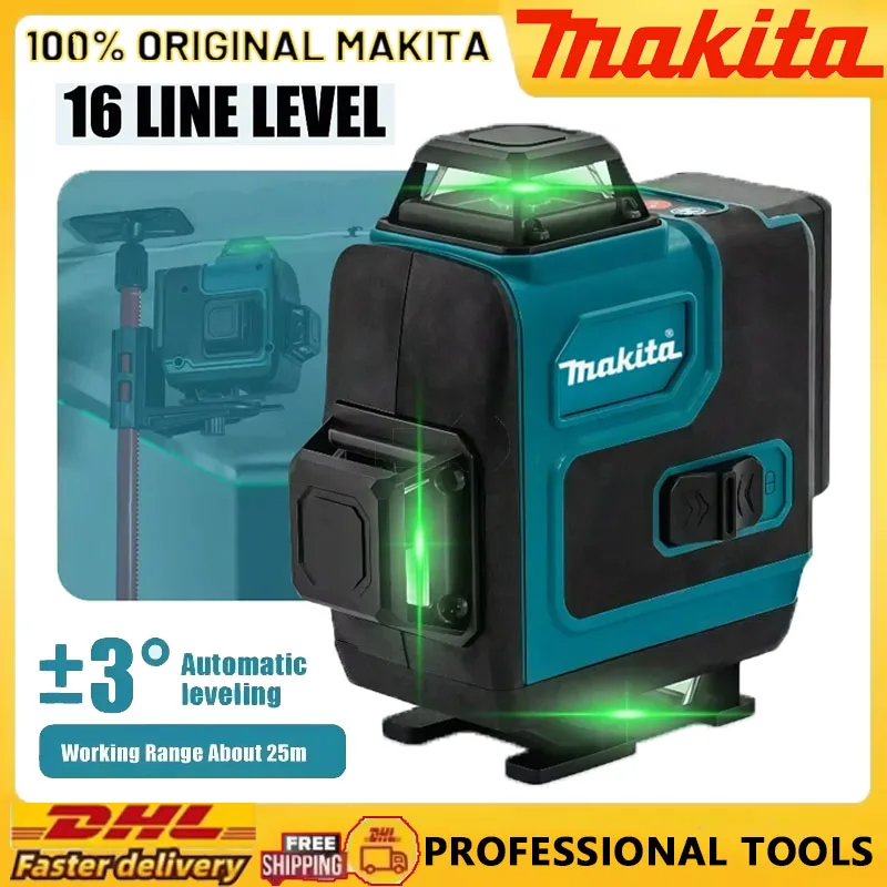 Level Laser Line - Makita Light Laser High-Precision High-Precision 16-Line
