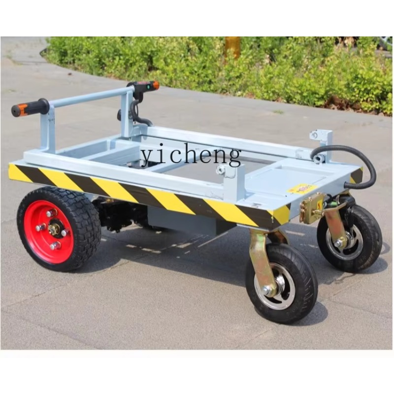 Home Improvement Trailer - U12 electric flatbed truck pulls tiles,