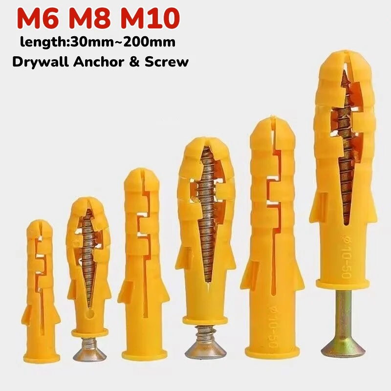 Drywall Anchor Screw - M6 M8 M10 Drywall Anchor &