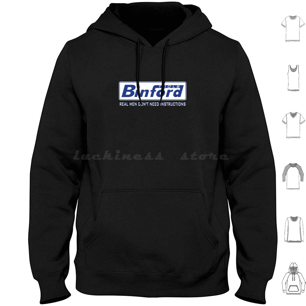 Tools! Hoodie Cotton Long Slee - Home Improvement Logo recension och pris