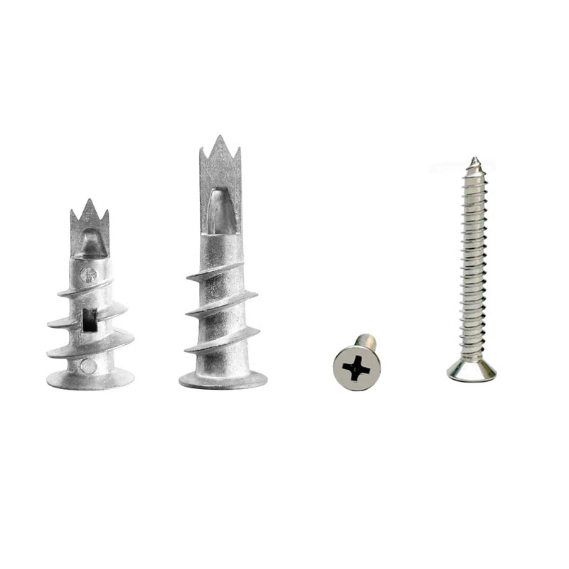 100Pcs/120Pcs Metal Drywall An - Drywall Anchor Screw recension och pris