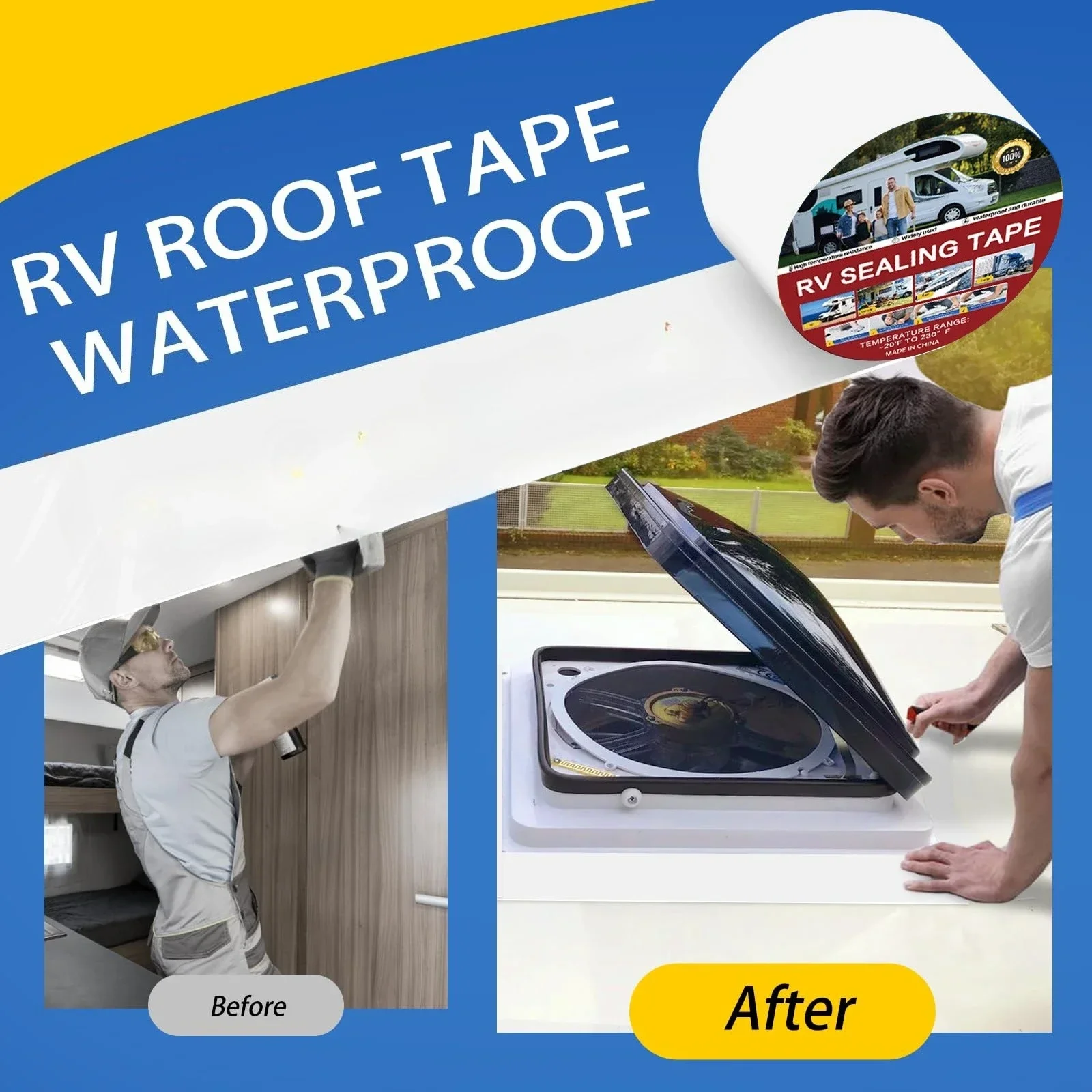 Professional Waterproof Repair - Roof Sealant Patch recension och pris