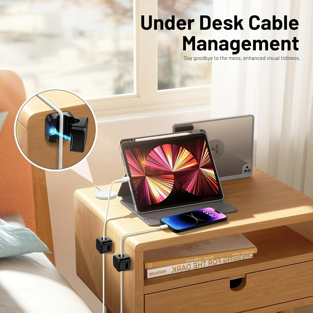 Magnetic Self Adhesive Cable H - Cable Staple Clip recension och pris