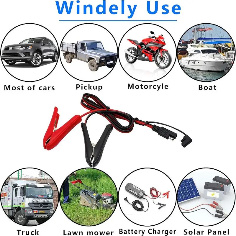 Car Solar Power Charging Exten - Cable Staple Clip recension och pris