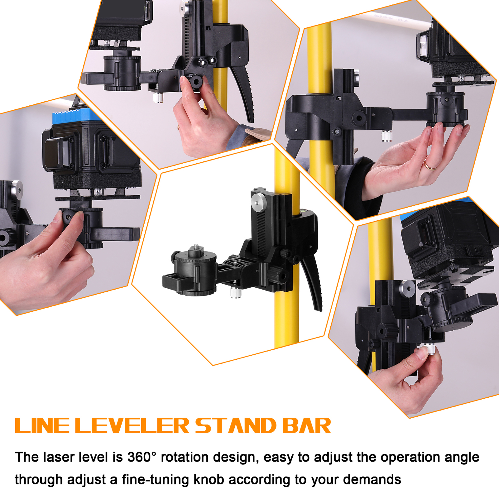 Max 4.2m Height Adjustable Lin - Level Laser Line recension och pris