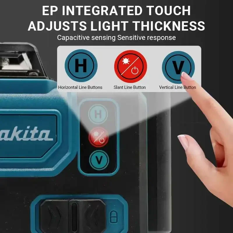 Makita 18V Battery,16Lines4D G - Level Laser Line recension och pris