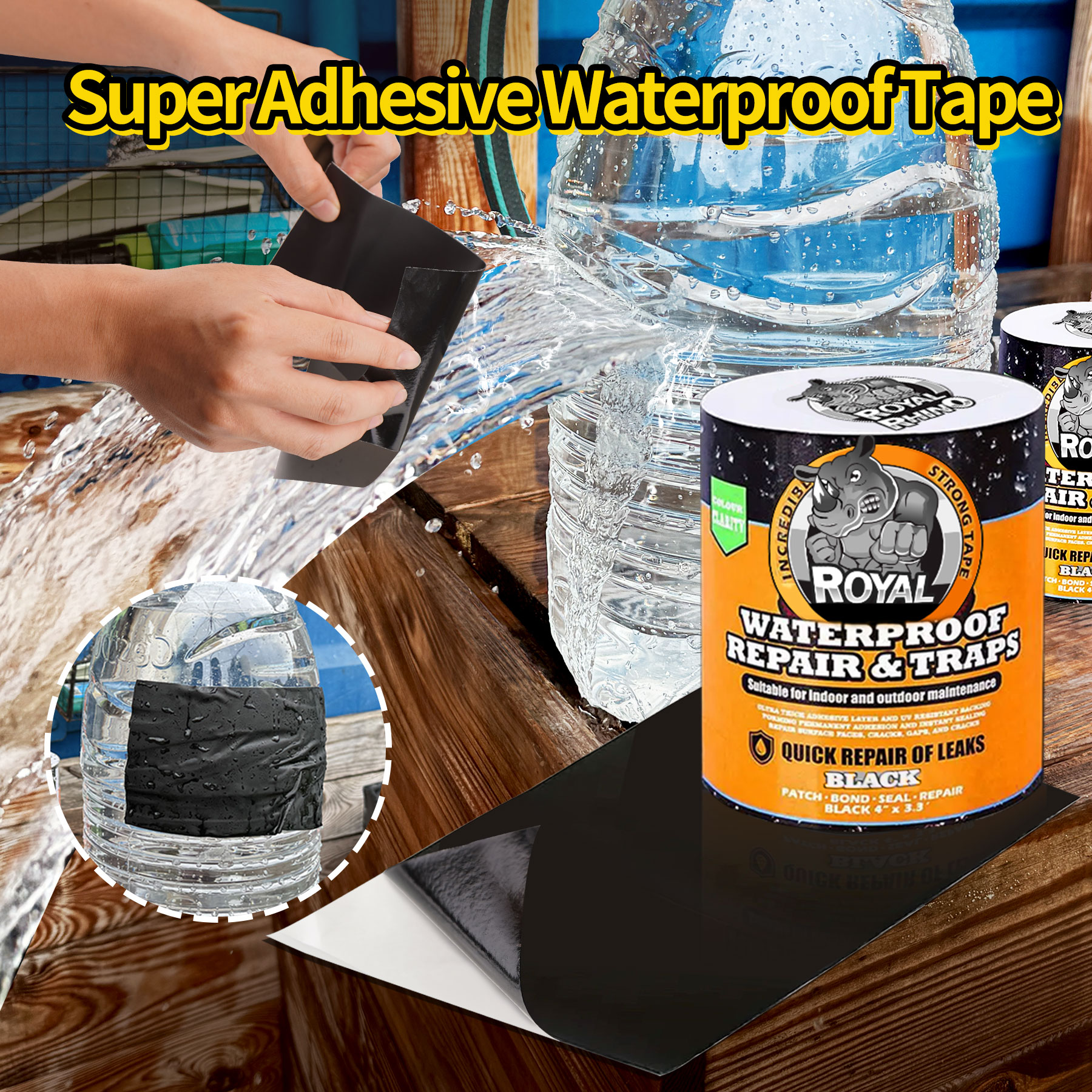 Waterproof Tape for Leak Repai - Roof Sealant Patch recension och pris