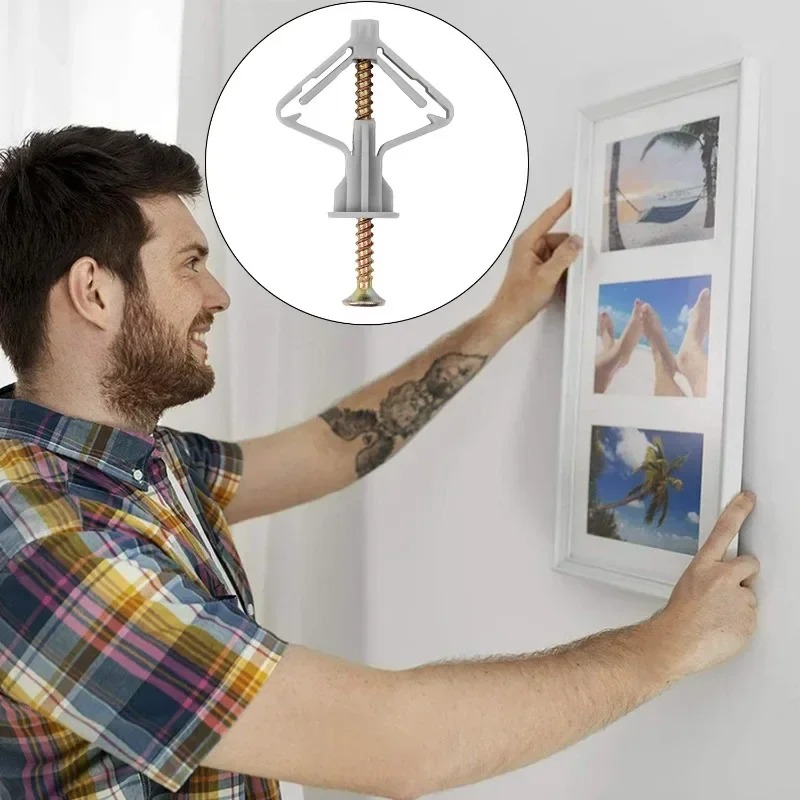 Butterfly Shape Plasterboard D - Drywall Anchor Screw recension och pris