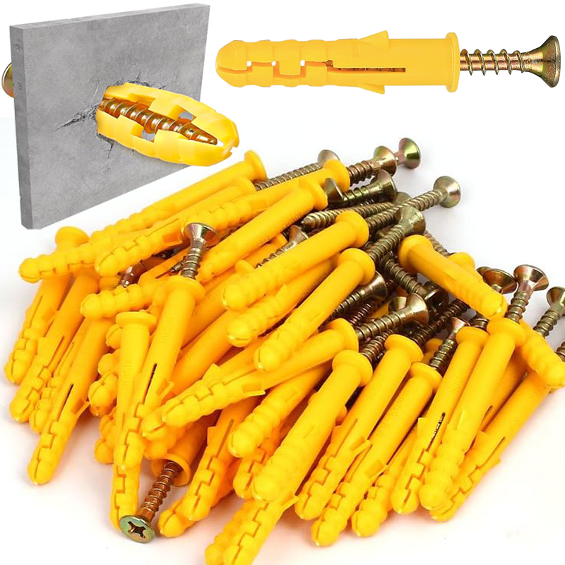 Plastic Screws & Bolts Kit Exp - Drywall Anchor Screw recension och pris