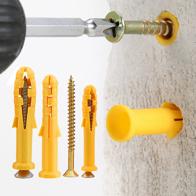 Plastic Screws & Bolts Kit Exp - Drywall Anchor Screw recension och pris