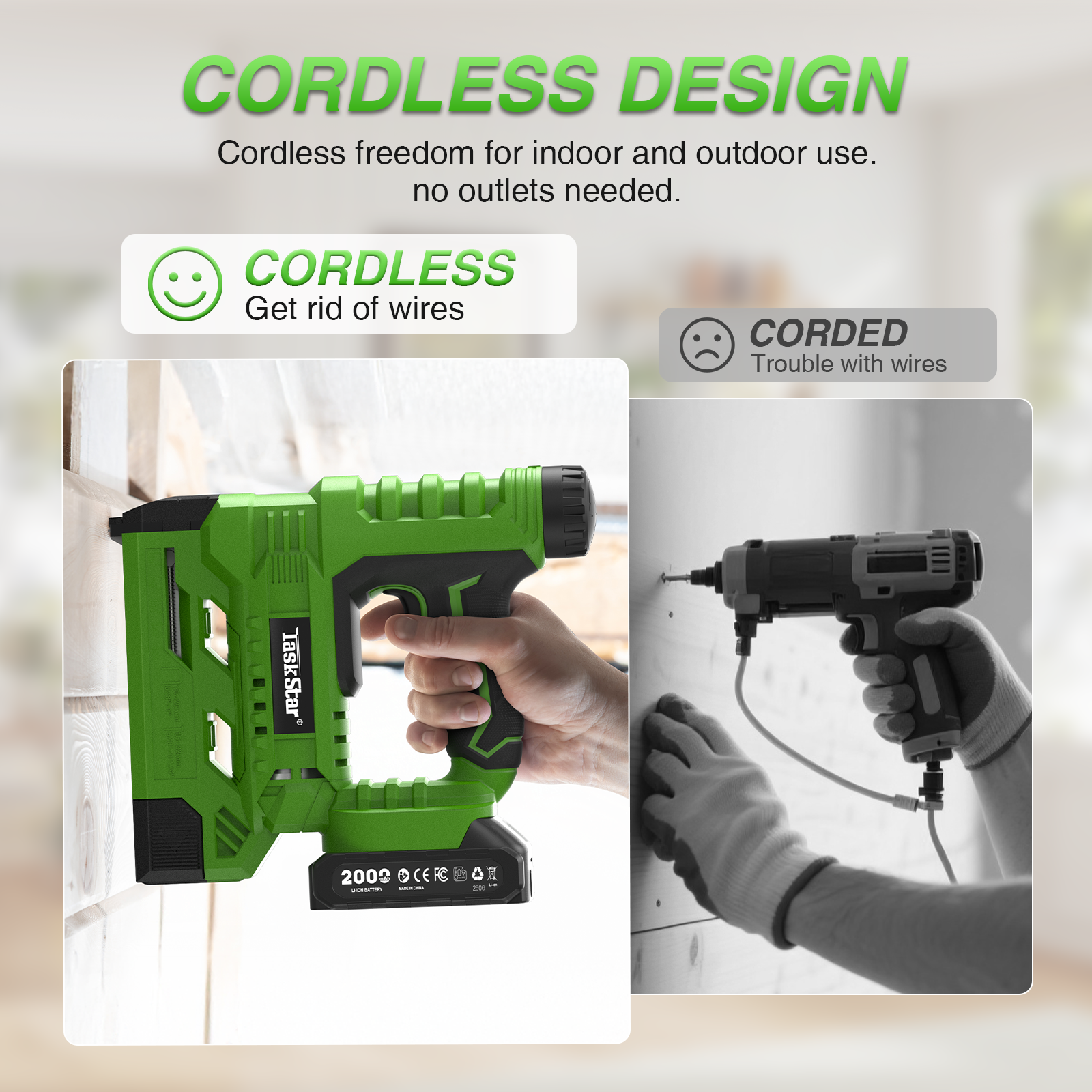 TaskStar Cordless Brad Nailer  - Home Improvement Loan recension och pris
